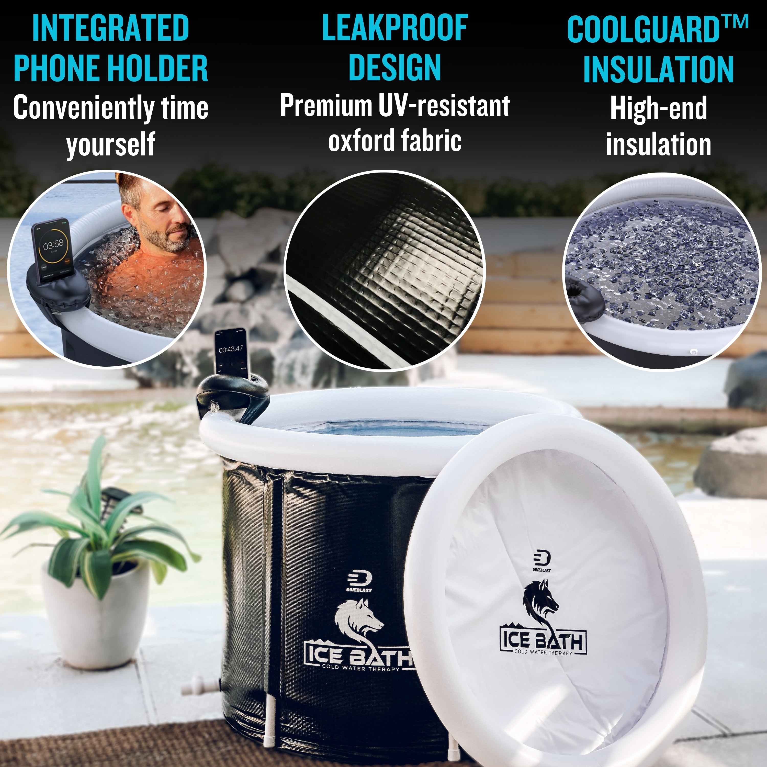 Diveblast Pod® — Portable Ice Bath